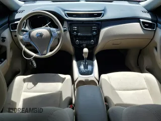 2015 Nissan Rogue SV with VIN KNMAT2MT9FP557680, listed as a Copart auction lot 53566195 with 72,907 mi miles and Salvage Title. Bid and sale history available at DreamBid. Image 8.