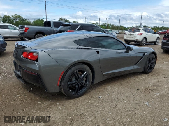 2015 Chevrolet Corvette 2LT with VIN 1G1YD2D77F5109649, listed as a Copart auction lot 70458944 with 47,467 mi miles and Salvage Title. Bid and sale history available at carsss.com. Image 3.