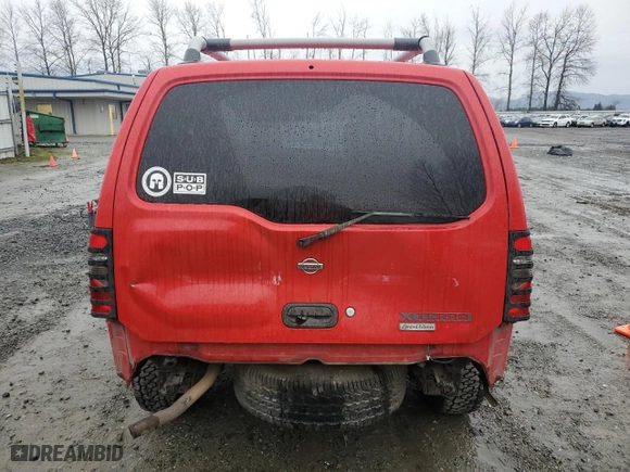 2000 Nissan Xterra XE with VIN 5N1ED28Y6YC531855, listed as a Copart auction lot 84796634 with 140,973 mi miles and Salvage Title. Bid and sale history available at carsss.com. Image 6.