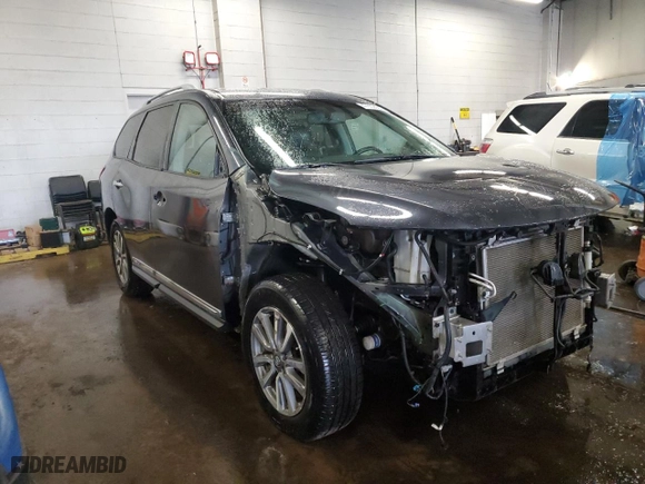2013 Nissan Pathfinder SL with VIN 5N1AR2MM1DC648630, listed as a Copart auction lot 47832665 with 134,064 mi miles and Salvage Title. Bid and sale history available at carsss.com. Image 4.