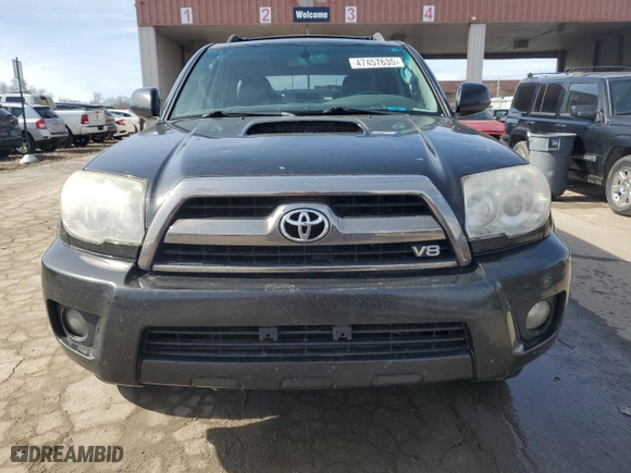 2006 Toyota 4Runner SR5 with VIN JTEBT14R168031567, listed as a Copart auction lot 47457635 with 299,371 mi miles and Clean Title. Bid and sale history available at carsss.com. Image 5.