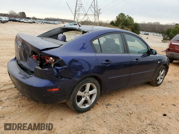 2004 Mazda 3 i with VIN JM1BK12F141114809, listed as a Copart auction lot 48137345 with 137,199 mi miles and Salvage Title. Bid and sale history available at DreamBid. Image 3.