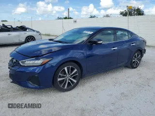 2022 Nissan Maxima SV z VIN 1N4AA6CV1NC508419, wystawiony jako Copart lot #60548755 z przebiegiem 58 126 mil mil oraz Czysty tytuł • Clean title. Historia ofert i sprzedaży dostępna na DreamBid. Obrazek 1.
