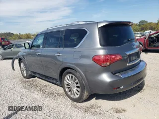 2017 Infiniti QX80 with VIN JN8AZ2NE5H9153902, listed as a Copart auction lot 71155793 with 124,401 mi miles. Bid and sale history available at carsss.com. Image 2.
