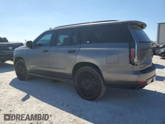 2024 Cadillac Escalade 4WD Sport Platinum with VIN 1GYS4GKL1RR207819, listed as a Copart auction lot 73347124 with 21,545 mi miles and Salvage title. Bid and sale history available at DreamBid. Image 2.