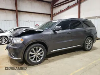 2019 Dodge Durango SXT Plus with VIN 1C4RDHAG8KC604712, listed as a Copart auction lot 46579725 with 123,243 mi miles and Salvage Title. Bid and sale history available at carsss.com. Image 1.