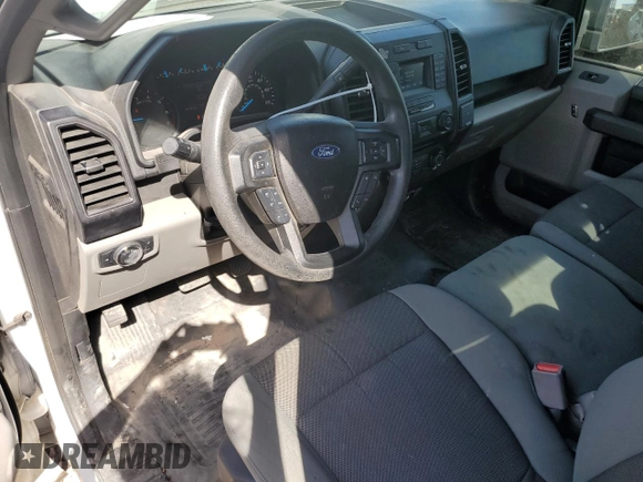 2017 Ford F-150 XL with VIN 1FTNF1CG0HKC20421, listed as a Copart auction lot 46412525 with 93,707 mi miles and Salvage title. Bid and sale history available at DreamBid. Image 8.
