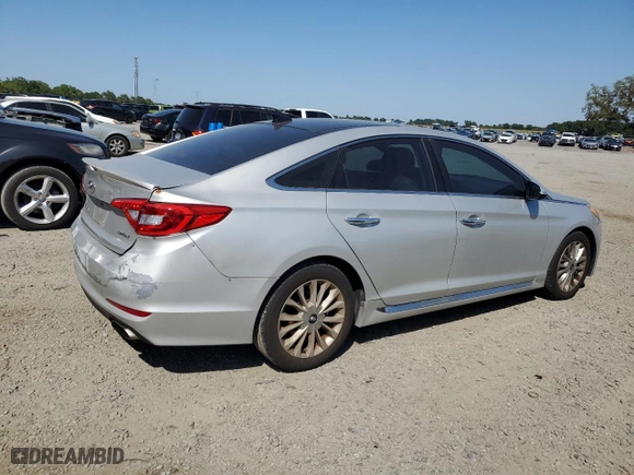 2015 Hyundai Sonata 2.4L Limited with VIN 5NPE34AF9FH034036, listed as a Copart auction lot 53447495 with 187,072 mi miles and Clean Title. Bid and sale history available at carsss.com. Image 3.