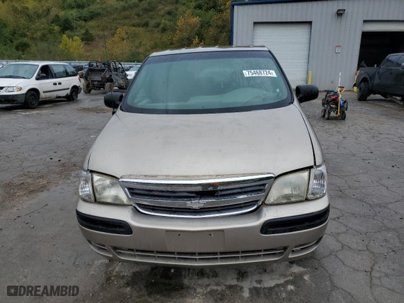 2002 Chevrolet Venture Plus 1SB Pkg with VIN 1GNDX03E02D145000, listed as a Copart auction lot 75468724 with 197,066 mi miles and Salvage Title. Bid and sale history available at carsss.com. Image 5.
