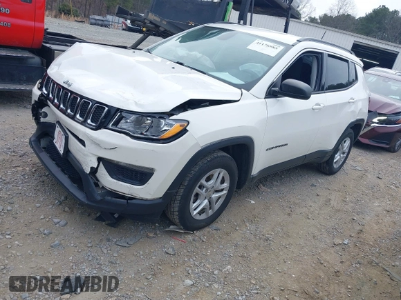 2020 Jeep Compass Sport с VIN 3C4NJCAB3LT150955, выставлен на аукционе IAAI как лот 41176985 с пробегом 73 644 миль миль и . История ставок и продаж доступна на DreamBid. Изображение 17.