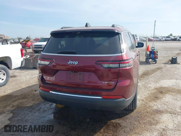 2021 Jeep Grand Cherokee Limited with VIN 1C4RJKBGXM8119742, listed as a IAAI auction lot 41839316 with 86,491 mi miles and . Bid and sale history available at DreamBid. Image 16.