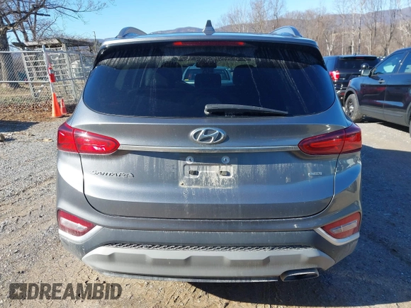 2019 Hyundai Santa Fe Limited with VIN 5NMS5CAD3KH033218, listed as a IAAI auction lot 41509237 with 95,152 mi miles. Bid and sale history available at carsss.com. Image 16.
