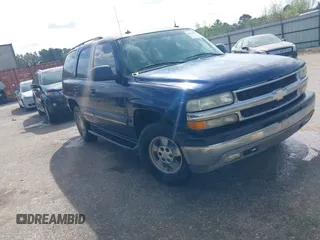 2003 Chevrolet Tahoe LS with VIN 1GNEC13Z43R184184, listed as a IAAI auction lot 41814758 with 1 mi miles. Bid and sale history available at carsss.com. Image 1.