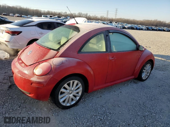 2008 Volkswagen Beetle S with VIN 3VWRW31CX8M500141, listed as a Copart auction lot 86244054 with 118,553 mi miles and Salvage Title. Bid and sale history available at DreamBid. Image 3.