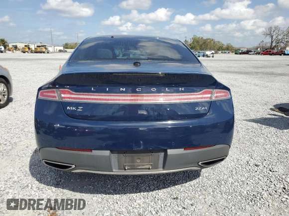 2018 Lincoln MKZ Hybrid Reserve with VIN 3LN6L5MU2JR605419, listed as a Copart auction lot 47407515 with 102,160 mi miles and Salvage title. Bid and sale history available at DreamBid. Image 6.