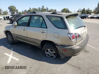 2002 Lexus RX 300 with VIN JTJHF10U020253961, listed as a Copart auction lot 75044084 with 209,552 mi miles and Salvage Title. Bid and sale history available at carsss.com. Image 2.