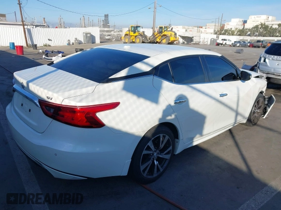 2017 Nissan Maxima SV with VIN 1N4AA6AP4HC399690, listed as a IAAI auction lot 41325776 with 82,468 mi miles and . Bid and sale history available at DreamBid. Image 4.