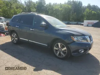 2015 Nissan Pathfinder S with VIN 5N1AR2MN0FC668749, listed as a Copart auction lot 52882495 with 125,061 mi miles and Salvage title. Bid and sale history available at DreamBid. Image 4.