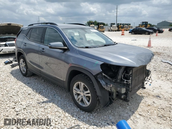 2019 GMC Terrain SLE z VIN 3GKALMEV3KL154073, wystawiony jako Copart lot #54871745 z przebiegiem 55 630 mil mil oraz Szkoda całkowita • Salvage title. Historia ofert i sprzedaży dostępna na DreamBid. Obrazek 4.