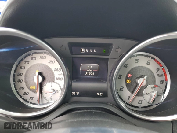 2014 Mercedes-Benz SLK 250 with VIN WDDPK4HA0EF091357, listed as a Copart auction lot 46293775 with 71,994 mi miles and Salvage title. Bid and sale history available at DreamBid. Image 9.