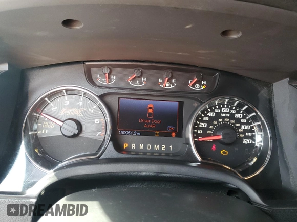 2012 Ford F-150 XL with VIN 1FTFW1CF6CKE18103, listed as a Copart auction lot 52884105 with 150,951 mi miles and Salvage Title. Bid and sale history available at carsss.com. Image 9.