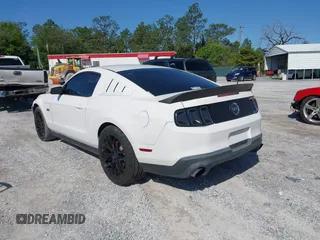 2011 Ford Mustang GT with VIN 1ZVBP8CF4B5164941, listed as a IAAI auction lot 41989989 with 95,322 mi miles. Bid and sale history available at carsss.com. Image 3.