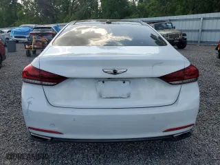 2015 Hyundai Genesis 3.8L with VIN KMHGN4JE7FU104371, listed as a Copart auction lot 51017965 with 134,362 mi miles and Salvage Title. Bid and sale history available at carsss.com. Image 6.