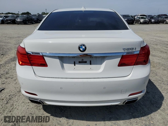2012 BMW 7 Series 750i xDrive with VIN WBAKC6C56CDX99416, listed as a Copart auction lot 54857715 with 114,198 mi miles and Salvage Title. Bid and sale history available at DreamBid. Image 6.