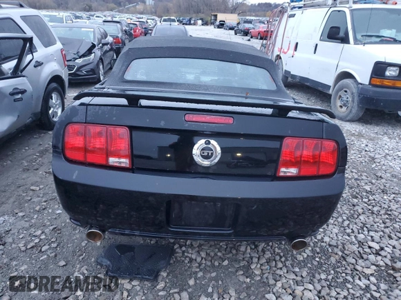 2008 Ford Mustang GT Deluxe with VIN 1ZVHT85H085120710, listed as a Copart auction lot 81685414 with 88,026 mi miles and Salvage Title. Bid and sale history available at DreamBid. Image 6.