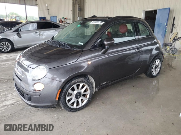 2017 FIAT 500 Pop z VIN 3C3CFFLR5HT530279, wystawiony jako Copart lot #59485155 z przebiegiem 121 630 mil mil oraz Szkoda całkowita • Salvage title. Historia ofert i sprzedaży dostępna na DreamBid. Obrazek 1.
