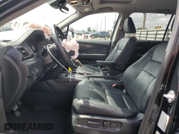 2022 Honda Pilot EX-L with VIN 5FNYF5H53NB015633, listed as a Copart auction lot 54150005 with 99,950 mi miles and Salvage title. Bid and sale history available at DreamBid. Image 7.