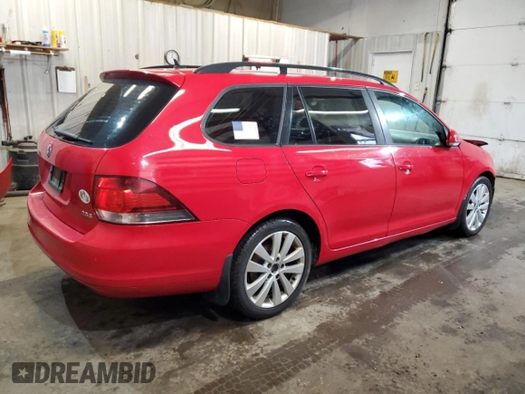 2014 Volkswagen Jetta SportWagen S with VIN 3VWKX7AJ2EM613002, listed as a Copart auction lot 89036115 with 144,669 mi miles and Salvage Title. Bid and sale history available at carsss.com. Image 3.