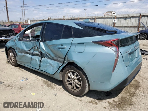 2016 Toyota Prius Two with VIN JTDKBRFU4G3006135, listed as a Copart auction lot 50392785 with 131,954 mi miles and Salvage Title. Bid and sale history available at DreamBid. Image 2.