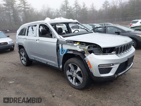 2024 Jeep Grand Cherokee with VIN 1C4RJYB68RC110262, listed as a IAAI auction lot 41893403 with 2,312 mi miles and . Bid and sale history available at DreamBid. Image 1.