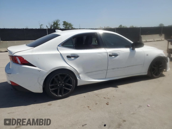 2015 Lexus IS 250 with VIN JTHBF1D23F5065489, listed as a Copart auction lot 56408005 with Not provided miles and Salvage title. Bid and sale history available at DreamBid. Image 3.
