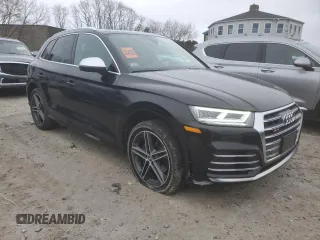 2020 Audi SQ5 Premium Plus with VIN WA1B4AFY6L2019929, listed as a Copart auction lot 48284624 with 34,192 mi miles and . Bid and sale history available at DreamBid. Image 4.