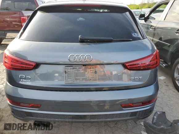 2017 Audi Q3 Prestige with VIN WA1GCCFS4HR005705, listed as a Copart auction lot 47733644 with 126,992 mi miles and Salvage Title. Bid and sale history available at carsss.com. Image 6.
