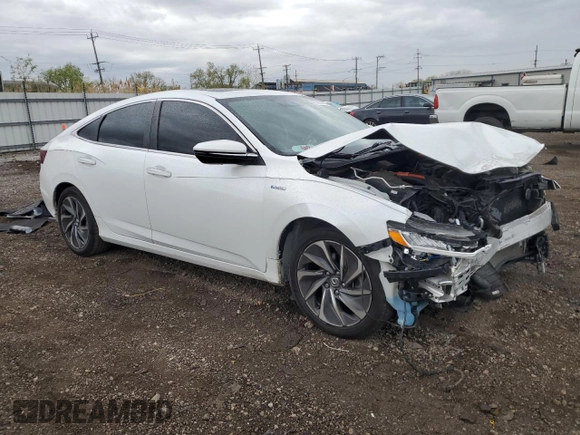 2022 Honda Insight Touring z VIN 19XZE4F98NE007587, wystawiony jako Copart lot #55233995 z przebiegiem 71 450 mil mil oraz Szkoda całkowita • Salvage title. Historia ofert i sprzedaży dostępna na DreamBid. Obrazek 4.