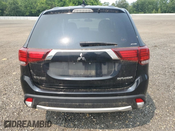 2018 Mitsubishi Outlander ES with VIN JA4AZ3A3XJJ005328, listed as a Copart auction lot 59413165 with 113,172 mi miles and Salvage title. Bid and sale history available at DreamBid. Image 6.