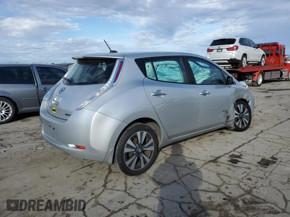 2017 Nissan LEAF SL with VIN 1N4BZ0CP9HC301535, listed as a Copart auction lot 69653102 with 45,195 mi miles. Bid and sale history available at carsss.com. Image 3.