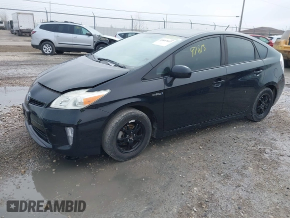 2013 Toyota Prius One with VIN JTDKN3DU5D1690885, listed as a IAAI auction lot 41897813 with 279,984 mi miles. Bid and sale history available at carsss.com. Image 17.