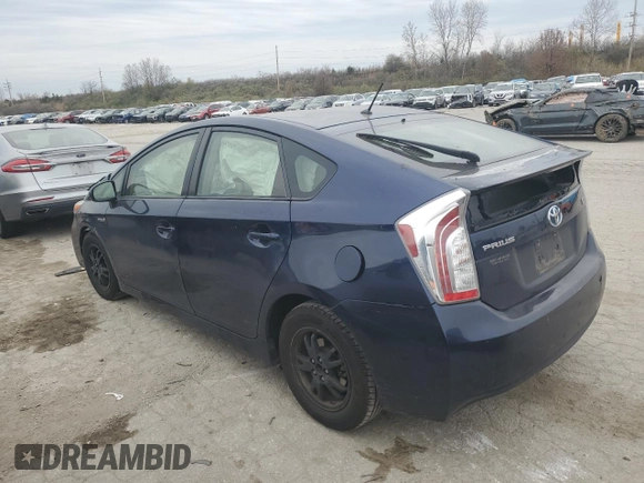 2014 Toyota Prius Four with VIN JTDKN3DU0E0369697, listed as a Copart auction lot 82576664 with Not Provided miles and Salvage Title. Bid and sale history available at carsss.com. Image 2.