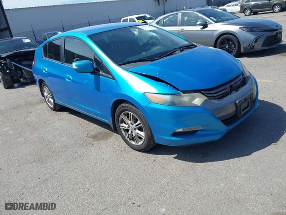 2010 Honda Insight EX with VIN JHMZE2H71AS036502, listed as a IAAI auction lot 41902788 with 169,737 mi miles. Bid and sale history available at carsss.com. Image 1.