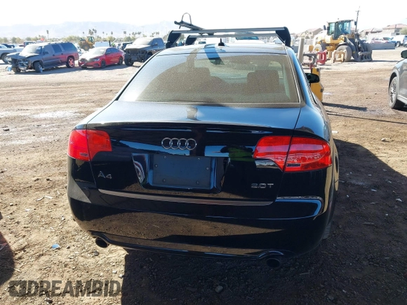 2008 Audi A4 2.0T with VIN WAUAF78E18A072100, listed as a IAAI auction lot 41414190 with 129,408 mi miles. Bid and sale history available at carsss.com. Image 16.
