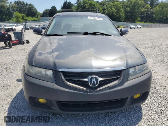2004 Acura TSX w/Navigation with VIN JH4CL95984C027014, listed as a Copart auction lot 61915155 with 215,007 mi miles and Salvage title. Bid and sale history available at DreamBid. Image 5.