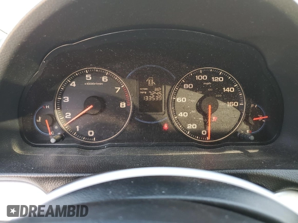 2004 Acura TSX with VIN JH4CL95874C020143, listed as a Copart auction lot 83622394 with 133,539 mi miles and Salvage title. Bid and sale history available at DreamBid. Image 9.