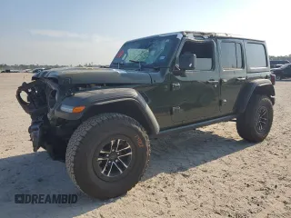 2024 Jeep Wrangler Willys with VIN 1C4RJXDG7RW236157, listed as a Copart auction lot 67043844 with Not Provided miles and Salvage Title. Bid and sale history available at carsss.com. Image 1.