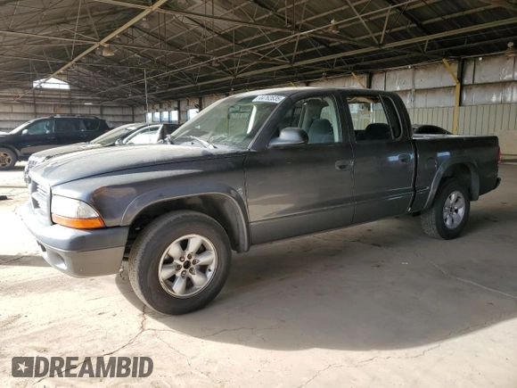 2003 Dodge Dakota Sport with VIN 1D7HL38N03S234052, listed as a Copart auction lot 44762635 with 203,591 mi miles and Salvage Title. Bid and sale history available at carsss.com. Image 1.