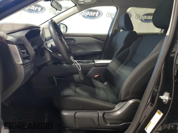 2023 Nissan Rogue S with VIN 5N1BT3AB1PC751209, listed as a Copart auction lot 63629655 with 91,084 mi miles and Clean title. Bid and sale history available at DreamBid. Image 7.