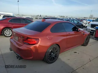 2020 BMW M2 Competition with VIN WBS2U7C06L7G01793, listed as a Copart auction lot 48419355 with 74,459 mi miles and Salvage Title. Bid and sale history available at carsss.com. Image 3.